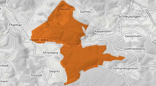 Mietspiegelkarte Kloster Vessra
